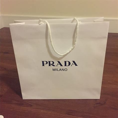 prada paper shopping bag